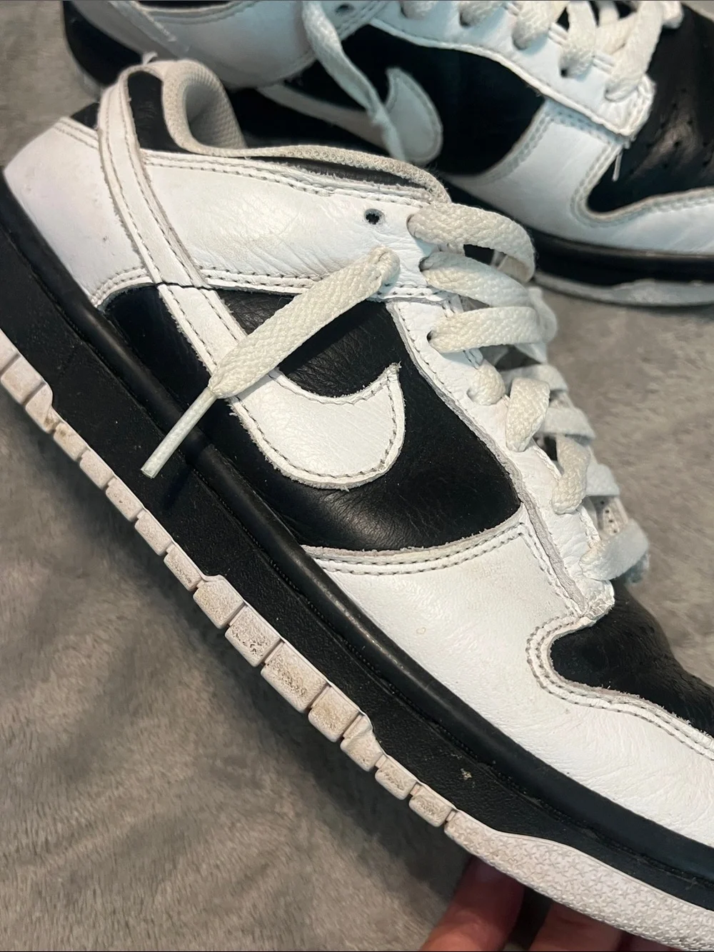 Nike Black & White Low-Top Reverse Panda Sneakers